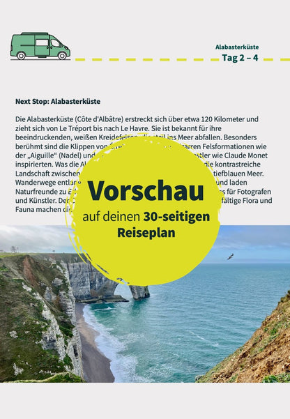Routenplan 14 Tage Normandie