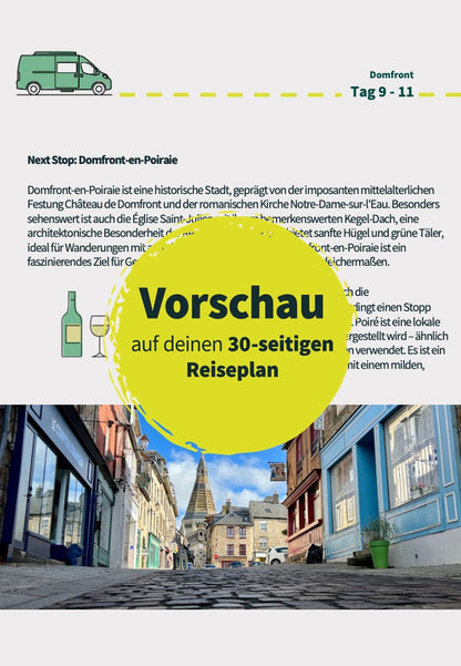 Routenplan 14 Tage Normandie
