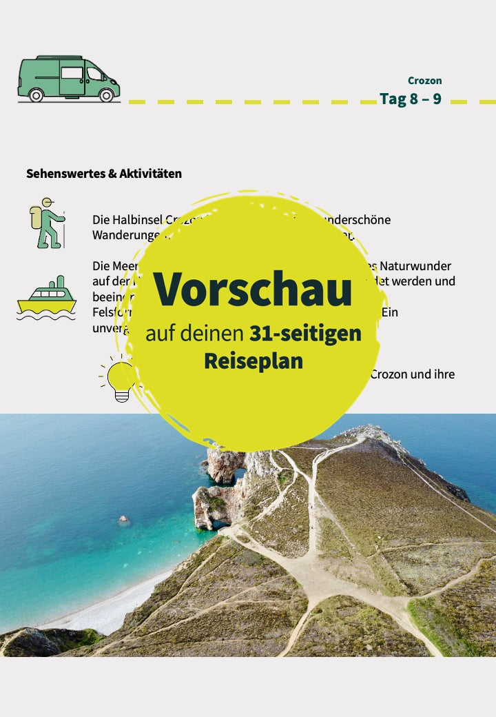Routenplan 14 Tage Bretagne