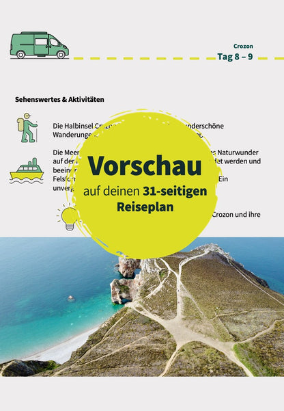 Routenplan 14 Tage Bretagne