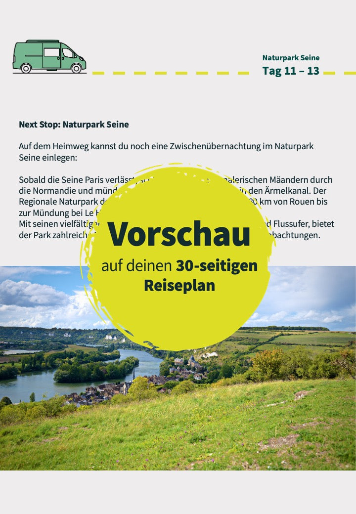 Routenplan 14 Tage Normandie