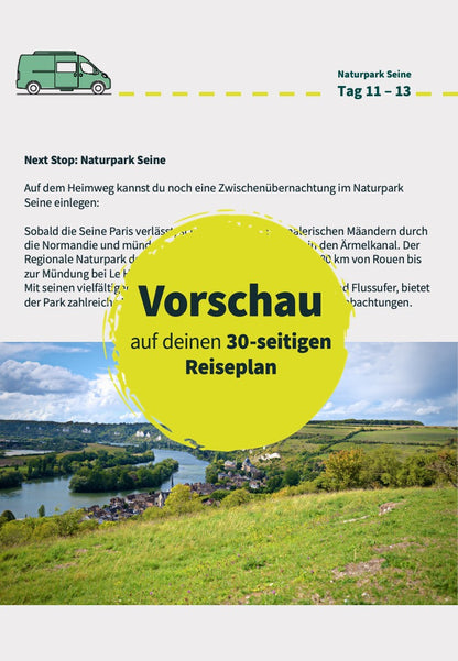 Routenplan 14 Tage Normandie