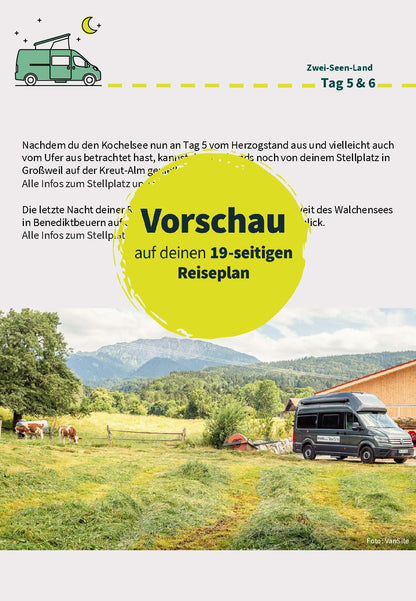 Routenplan 7 Tage Bayern x VanSite